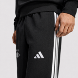 Adidas 3-Stripes Bomull-fleece Bukse