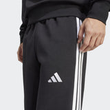 Adidas 3-Stripes Bomull-fleece Bukse